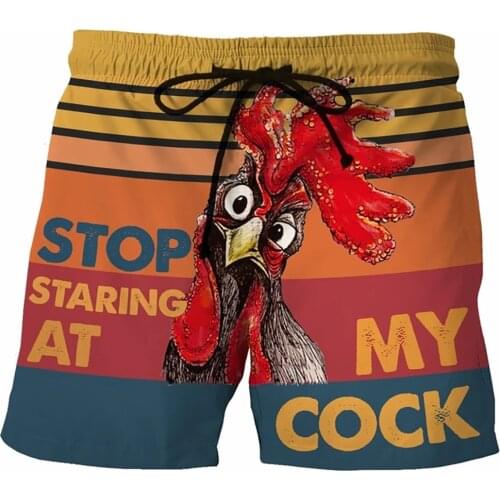 MenS Swimsuit Summer Swimwear Swimsuit Trunk Funny Printed Graphic Summer Beach Shorts Surfing Trunks Swim Shorts Quick-Drying