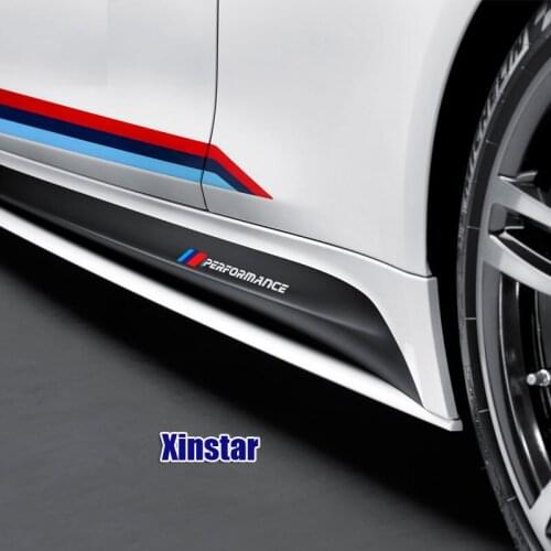 2pcs Performance Car Side Body Sticker For BMW E30 E34 E36 E46 E90 E60 F30 F10 316i 318i 320i 325i 328i 335i 520i 530i 535i