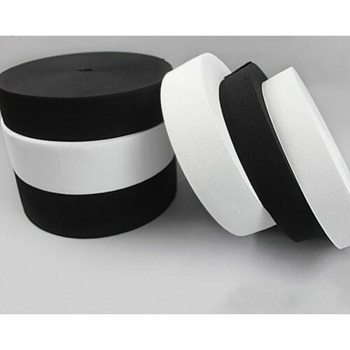 1-6cm wide black white Nylon elastic sewing DIY accessories clothing accessories elastic band for Garment Bags