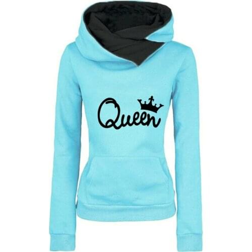 2021 Autumn Winter Hoodies Sweatshirts Women Fashion Printed Sweatshirt Long Sleeve Pullovers Casual Warm Hooded Tops