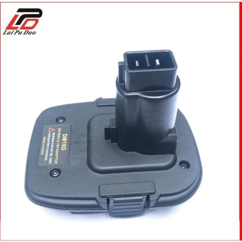 For Dewalt 18V/20V Convertor Adapter Lithium Ion Battery for DC9096 DC9098 DE9096 18V Battery DM18D Battery Adapter with USB