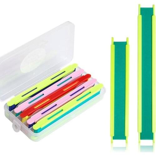 5 Pcs Fishing Line Plate Double-sided Fishing Line Wire Winding Board With Box Fishing Tools Lightweight Sponge Material