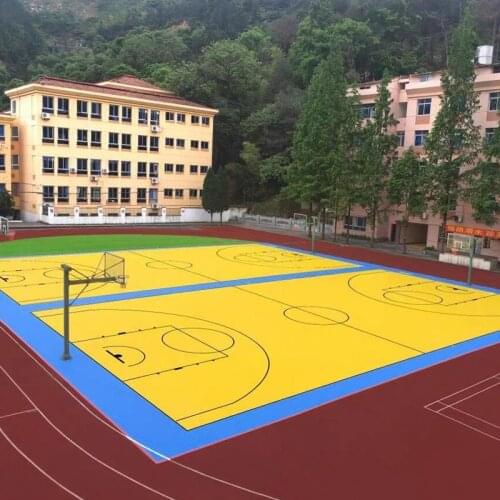 Beable Polypropylene Modular Sports Interlocking PP Tiles 12Inch in Tiles Used In Basketball Volleyball Court Tennis Court