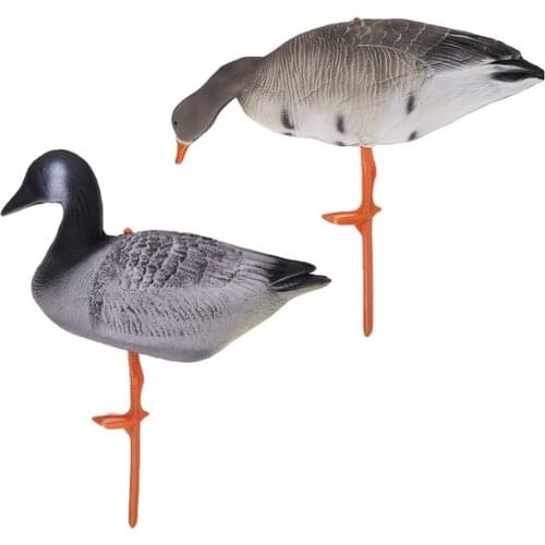 2 PCS Goose Decoy Decoying Hunting Shooting Bait Garden Decors Ornaments