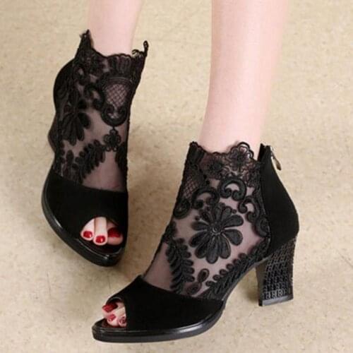 Pumps Shoes for Woman Casual Fashion Sandals for Women Shoes Low Heels Summer Closed Toe Slip on Size 35-43 TGHDOF 2021