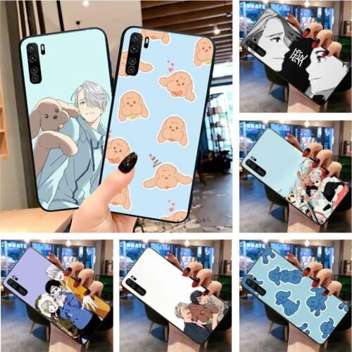 Yuri On Ice Anime Phone Case for Huawei P20 P30 P40 lite E Pro Mate 40 30 20 Pro P Smart 2020 P10