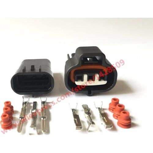 10 Sets 6189-0099 3 Pin Female Male Connector For VSS Toyota 1JZ 2JZ Map Sensor 90980-10841 Vacuum Turbo Pressure Auto Plug LX13