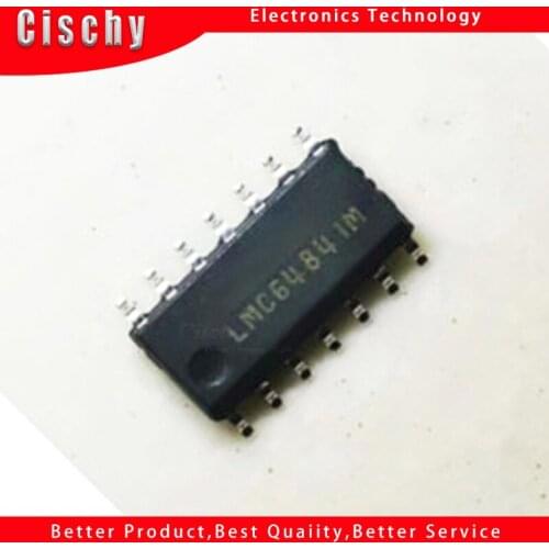 10PCS LMC6484AIM SOP-14 LMC6484 6484 SOP14 LMC6484AIMX SOP