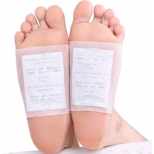 100pcs Body Health Kinoki Detox Foot Patch Bamboo Pads Patches With Adhesive Foot Care Tool Improve Sleep slimming Foot Sticker