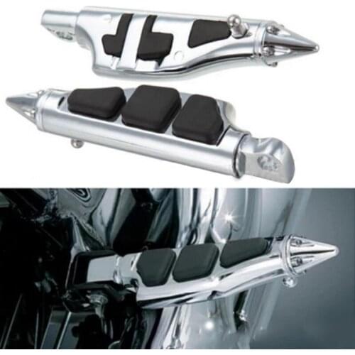 2 PCS Motorcycle Front Foot Pegs Footrests for Harley-Davidson male mount-style footpegs supports