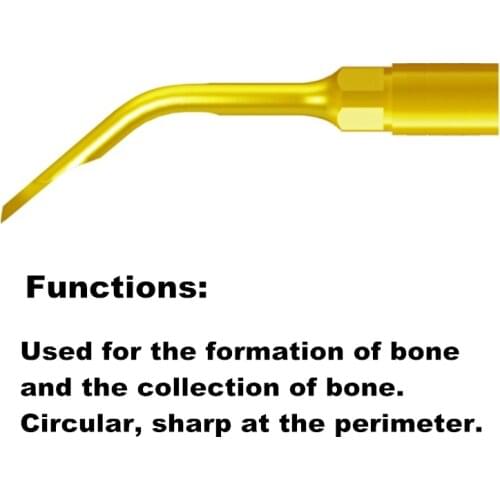 3 PCS US4 Bone surgery tip bone cutting tip fit woodpecker Ultra-surgery, mectron piezosurgery