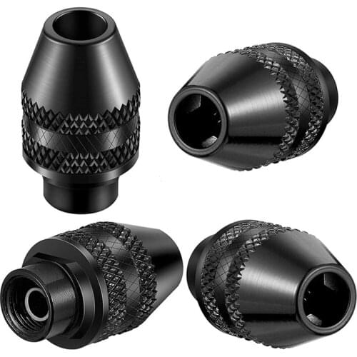 Keyless Rotary Tool Chuck Hex Shank Drill Chuck Adapter Multi Chuck Driver Conversion Tool Mini 3 Jaw Drill Chuck