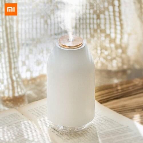 Mini Wireless Air Humidifier Diffuser Usb Rechargeable Electric Humidifier Portable Humidificador Fogger LED Lamp