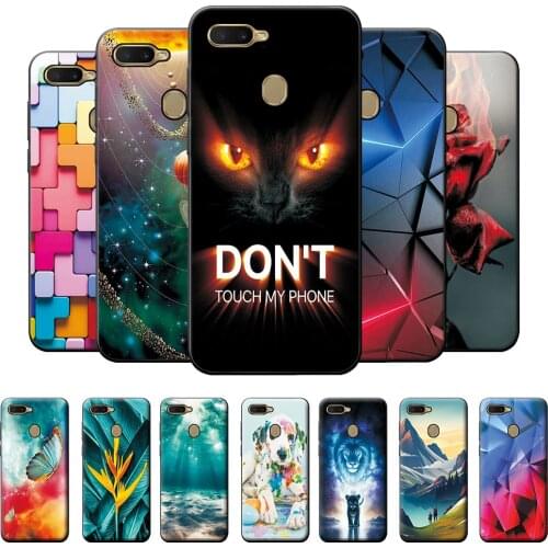 For OPPO A12 Case Phone Bag on A12 Case Soft Silicone Back Cover For OPPO A12 A 12 Cool Fashion Pattern Case For OPPO A12 Coque
