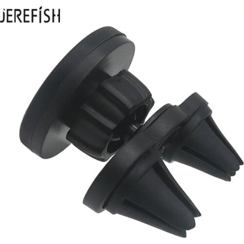 JEREFISH Magnet Air Vent Cell Phone Car Mount with Secure Double Clamp Grip Compact Durable Magnetic Car Phone Holder for Phones