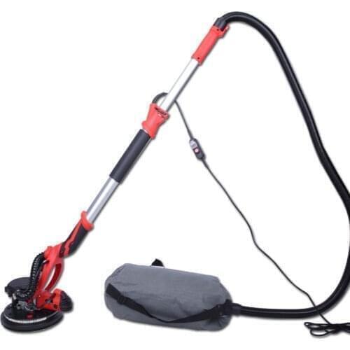 220V 800W Electric Drywall Sander Extendable Sander Self-Vacuum with Lamp Long Pole Wall Grinding Machine Sanding Machine