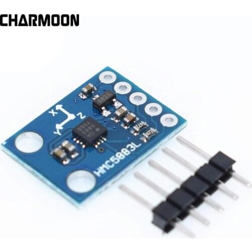 GY-273 3V-5V HMC5883L Triple Axis Compass Magnetometer Sensor Module Three Axis Magnetic Field Module For Arduino