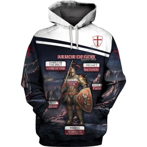 Knights Templar 3D Printed Hoodies Casual Pullover Men For Women Fashion Sweatshirts Sweater Drop Shipping 05