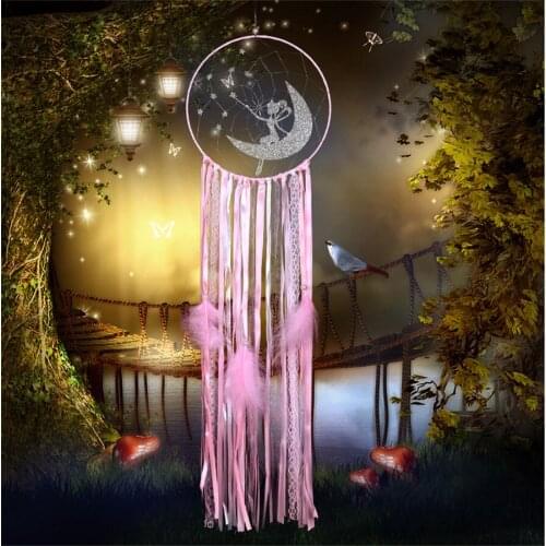 Dream Catcher Wind Chimes Home Hanging Dreamcatcher Bedroom Party Christmas Festival Decoration Dress Up Child Maiden Gift Ins