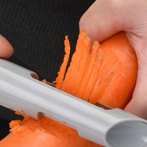 Multi-function Shredder Peeler 3-in-1 Spiral Grater with Straight Jagged Blades Fruit Peeler Kitchen Tools Vegetable Fruit Cuter