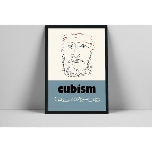 Pablo Picasso Cubism Exhibition Poster Wall Art Decor Posters And Prints Wall Art Canvas Painting Living Room Home Decoration