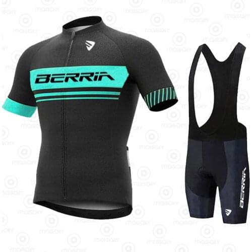 2021 Summer BERRIA Cycling Clothing Comfortable Racing Bicycle Clothes Suit Quick-Dry MTB Bike Cycling Jersey Set Ropa Ciclismo