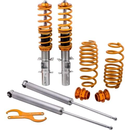 For SEAT LEON CUPRA & CUPRA R TYPE 1M MK1 1999-2006 COILOVER Shock Absrober for Audi TT Coupe Roadster 8N 98-06 SPring strut