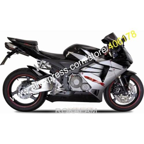 Complete Fairing Kit For Honda CBR600F5 2005 2006 CBR600RR F5 05 06 Gray Black Motorcycle Fairing (Injection Molding)
