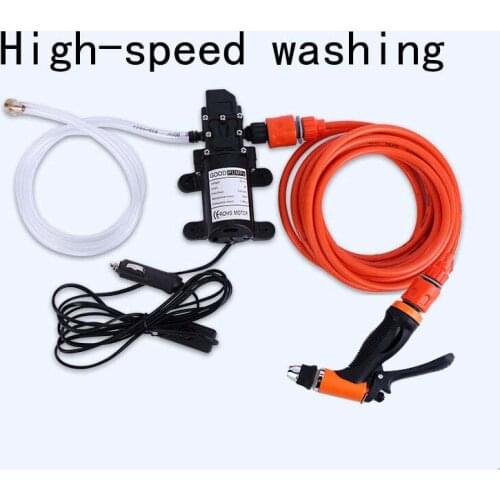 Portable Car Washing Machine Minimalist Auto 12V Water Pump High Pressure Cleaner Jet Purifying Artifact Accessories Supplies