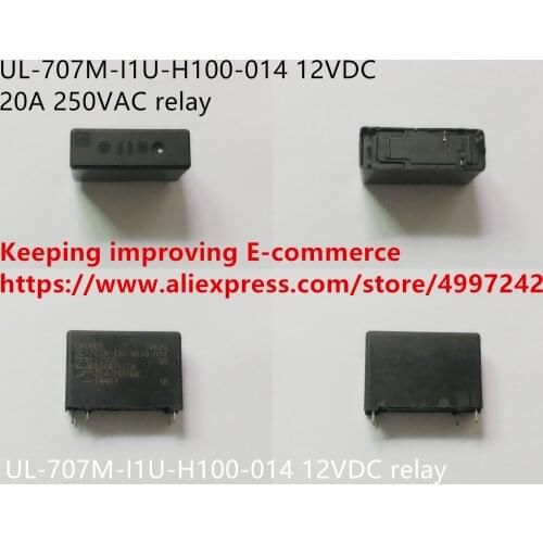 Hot spot UL-707M-I1U-H100-014 12VDC 100R/100R 20A/250VAC relay