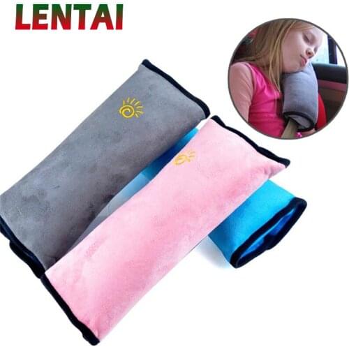 LENTAI 1PC Car seat Child sleep safety belt shoulder pads For Saab honda civic Skoda Octavia A7 Rapid Fabia Yeti Renault Duster