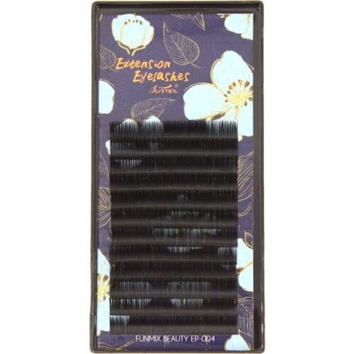 Professional False Eyelashes Natural Individual Eyelash Extension Mink Black Soft False Eye Lashes 8/10/12/mm