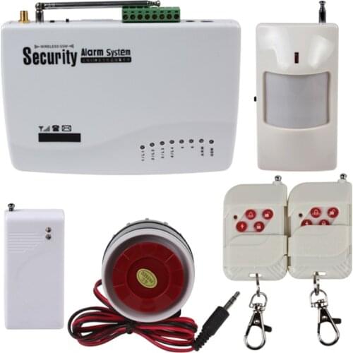 Dual antenna alarm system GSM alarm system intercom smart home GSM SMS 900/1800/1900 security house alarm system