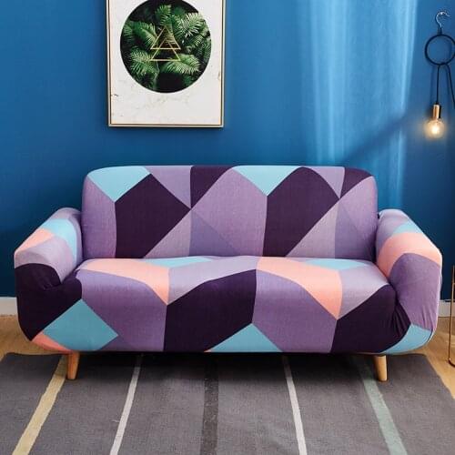 Universal Size 1/2/3/4 Seater Sofa Covers Stretch Elasticity Seat Couch Covers Loveseat Funiture Pillow Cases Home Decoration