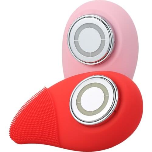 YS-1 Face Cleansing Brush Beauty Device 3 Modes Vibrating Facial Massager Waterproof Silicone Rechargeable Gentle Exfoliating