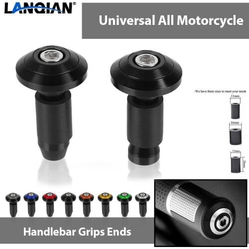 For Suzuki HAYABUSA GSXR1300 RF900R GSX1100F GSXR1100 RV 125 200 TU250X Motorcycle Handle Bar End Cap Anti Vibration Silder Plug