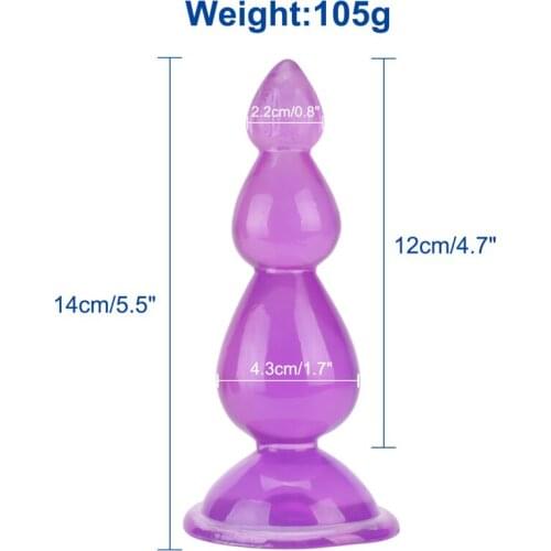 Women Anal Sex Toys Bdsm Toys Adults Only Toys Soft Silicone Fox Tail Plug Silicone Bead Strap-Ons For Husband And Wife Wand Sex