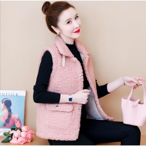 Jacket Vest Womens Autumn Winter Vest Coat Chaleco Mujer