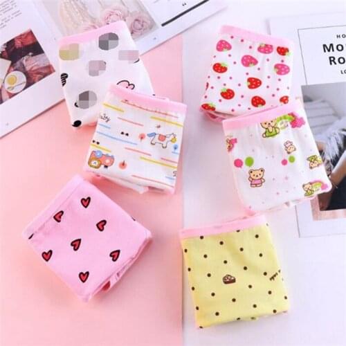 2019 NEW 4Pcs/Lot Cute Girl Panties Underwear Briefs Cotton Lingerie Soft Comfortable Panty TWY-Y35-1-4p