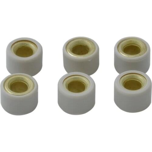 6pcs/set) Motorcycle Drive Clutch Variator Weight Roller Clutch Pulley Bead For Suzuki AN125 Vecstar125 125cc Spare Parts