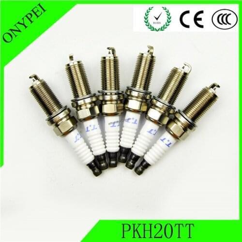 6 pcs/lot PKH20TT 4506 Car Platinum Power Spark Plug For Nissan Teana 2.3 V6 Picasso 1.6L Crown 2.5/3.0 Emgrand EC7 PKH20TT-4506