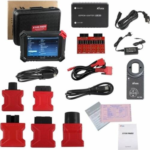 XTOOL X-100 PAD2 Pro OBD2 Auto Key Programmer X100 PAD2 add Special Functions For VW 4th & 5th IMMO X100 2