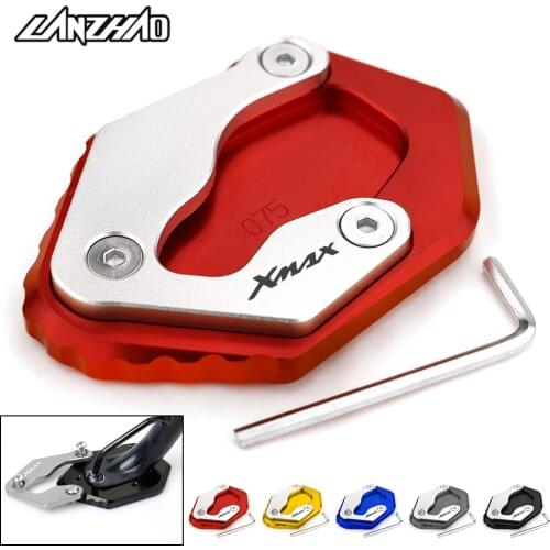 Motorcycle Side Stand Enlarger Parking Kickstand Enlarge Plate Accessories for Yamaha XMAX 125 18-20 250 300 2017 2018 2019 2020