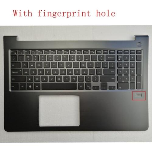 GZEELE New for Dell Vostro 15-5000 5568 V5568 Laptop palmrest upper case keyboard bezel topcase cover