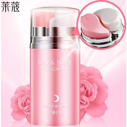 Laikou Day Night Eye Essence Cream Facial Anti Puffiness Dark Circles Anti Wrinkle Moisturizing Firming Lifting Eye Skin Care