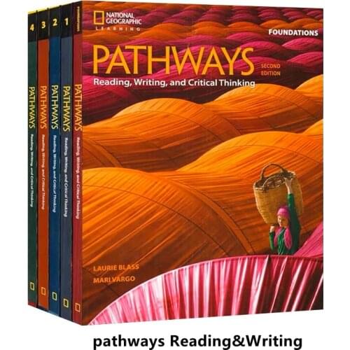 5PCS/Set National Geographic Second Edition Pathways Reading Writing Thinking English Picture Book Students Reading Textbook
