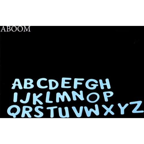 ABOOM Hot Alphabet Letter Metal Die Cut Embossing Folder Scrapbooking Album Photo Decoration Cutting Dies For DIY Card Making