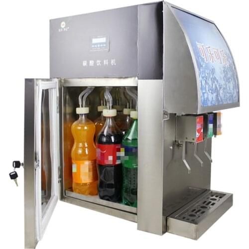 Stainless Steel Commercial 3 Valves Cola Making Machine Automatic Electric Cold Cola Dispenser Carbonated Drink Maker Machine