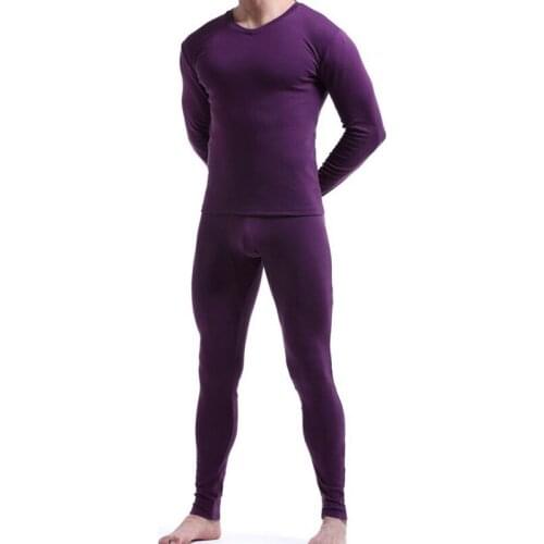 Winter Warm men Long Johns man underwear set thickening heating Youth cold suit mens wind proof bottoming trousers and shirts