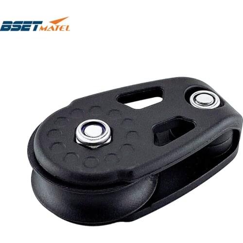 Nylon Kayak Boat Rope Pulley Block Marine Sheave Lifting Anchor Wheel Accessories Sailing Dinghy Outdoor Water Sport Hardware